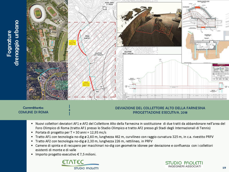 Etatec - Fognature, Drenaggio Urbano e Impianti di Depurazione