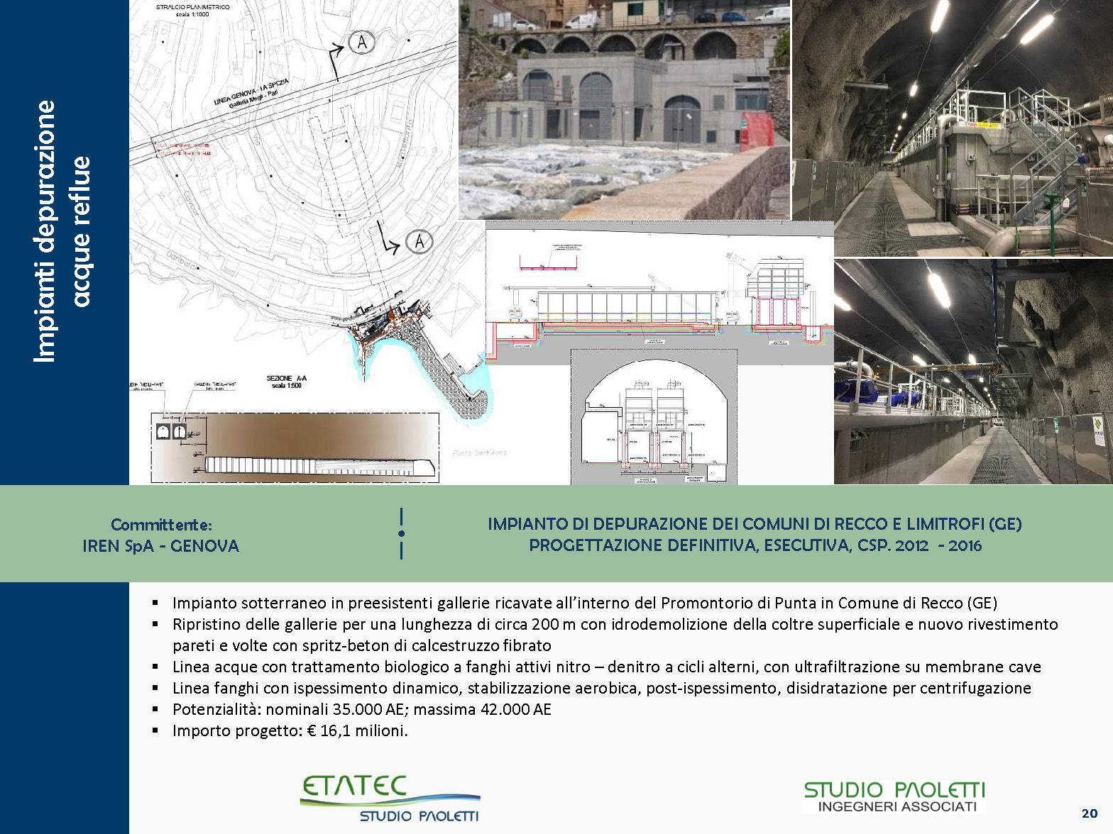 Etatec - Fognature, Drenaggio Urbano e Impianti di Depurazione